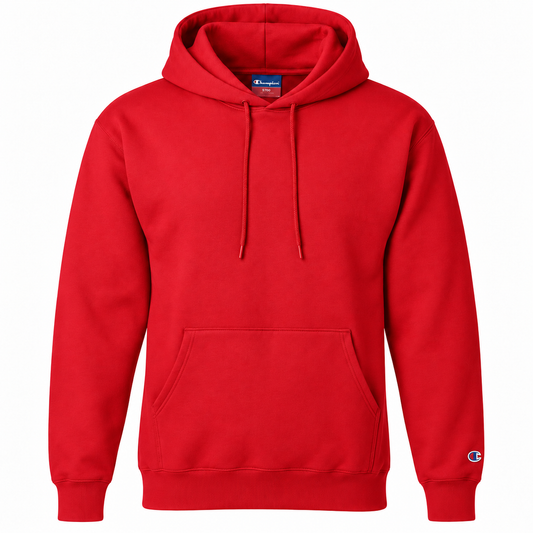 Champion S700 hoodie in Black, front view