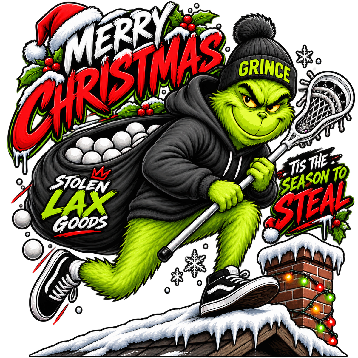 The Grince is on the loose — and he's coming for your lax gear.