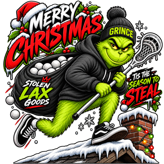 The Grince is on the loose — and he's coming for your lax gear.