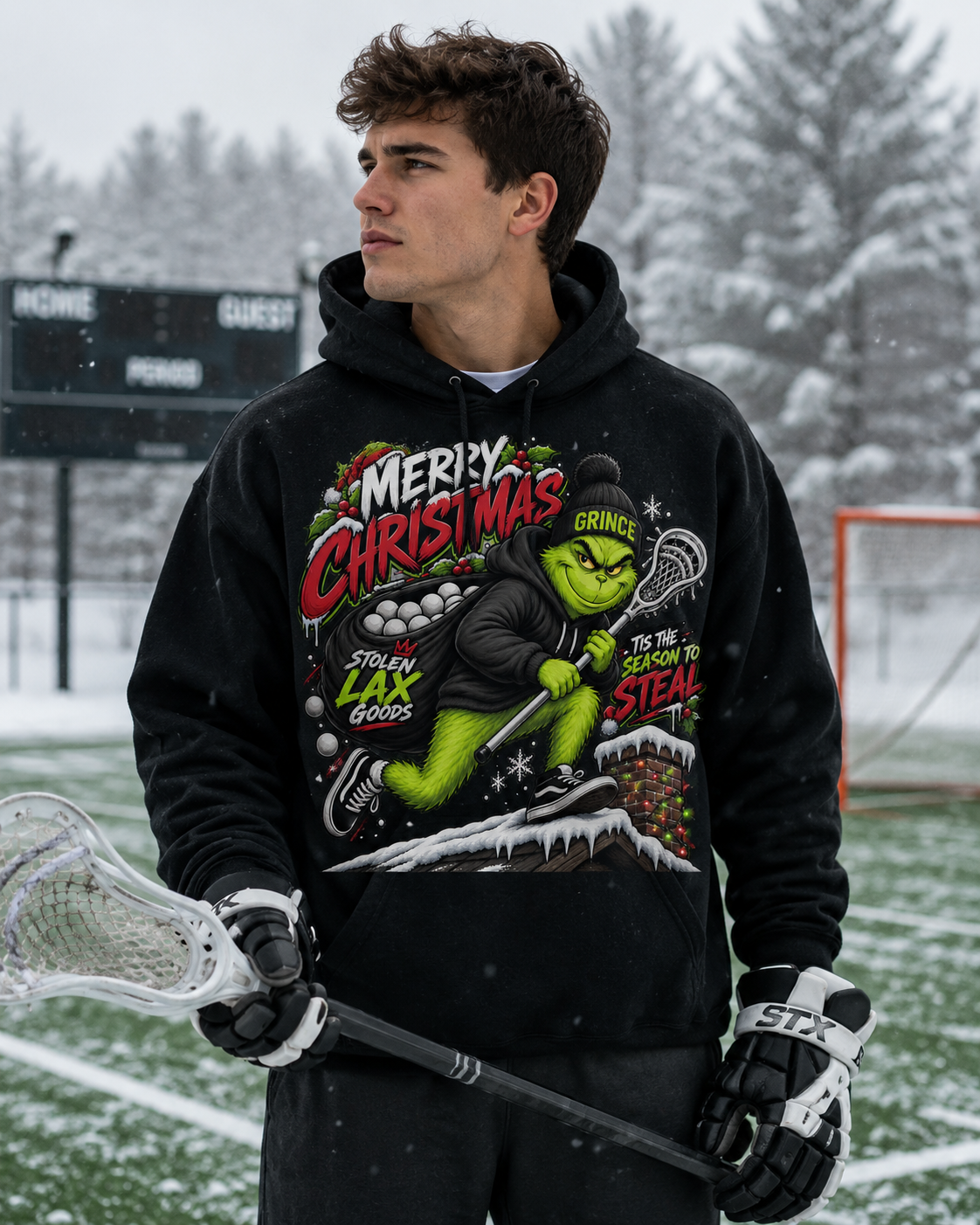 The Grince is on the loose — and he's coming for your lax gear.