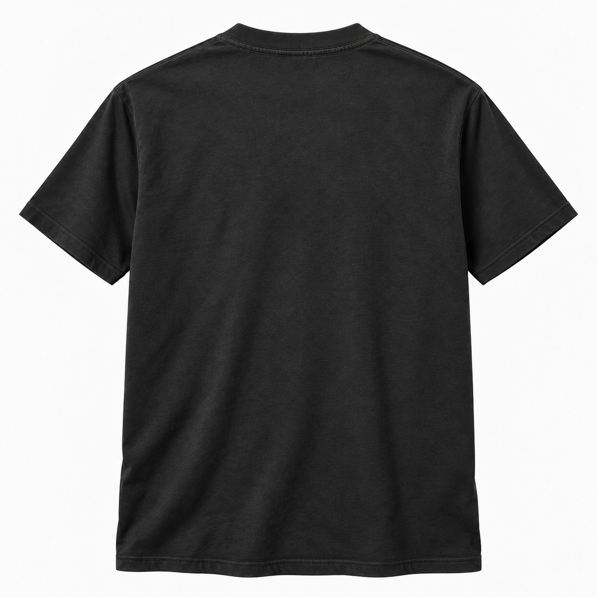 Next Level 3600 Cotton Tee, charcoal, back view