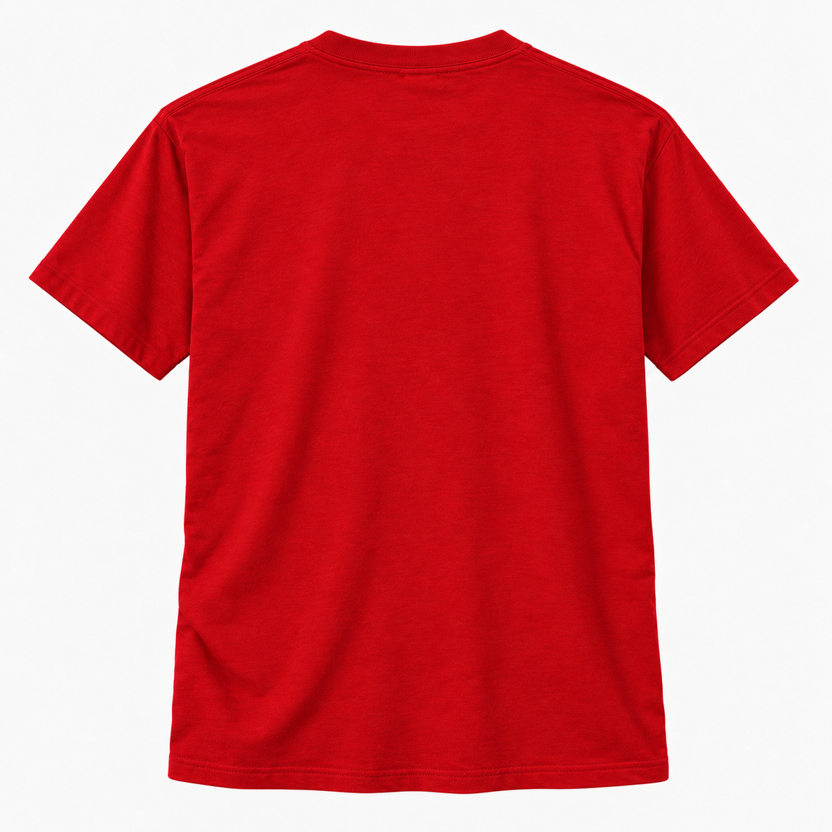 Bella + Canvas 3413 Shirt, Red — Back