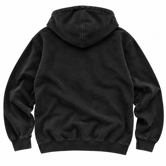 Comfort Colors 1567 Hoodie, Black — Back
