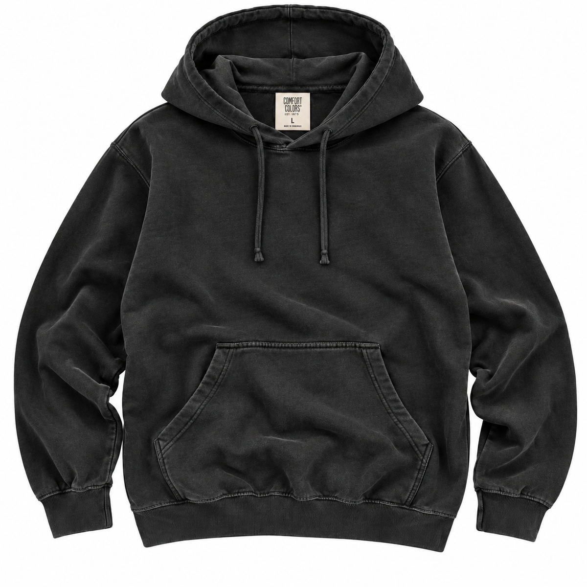Comfort Colors 1567 Hoodie, Charcoal — Front