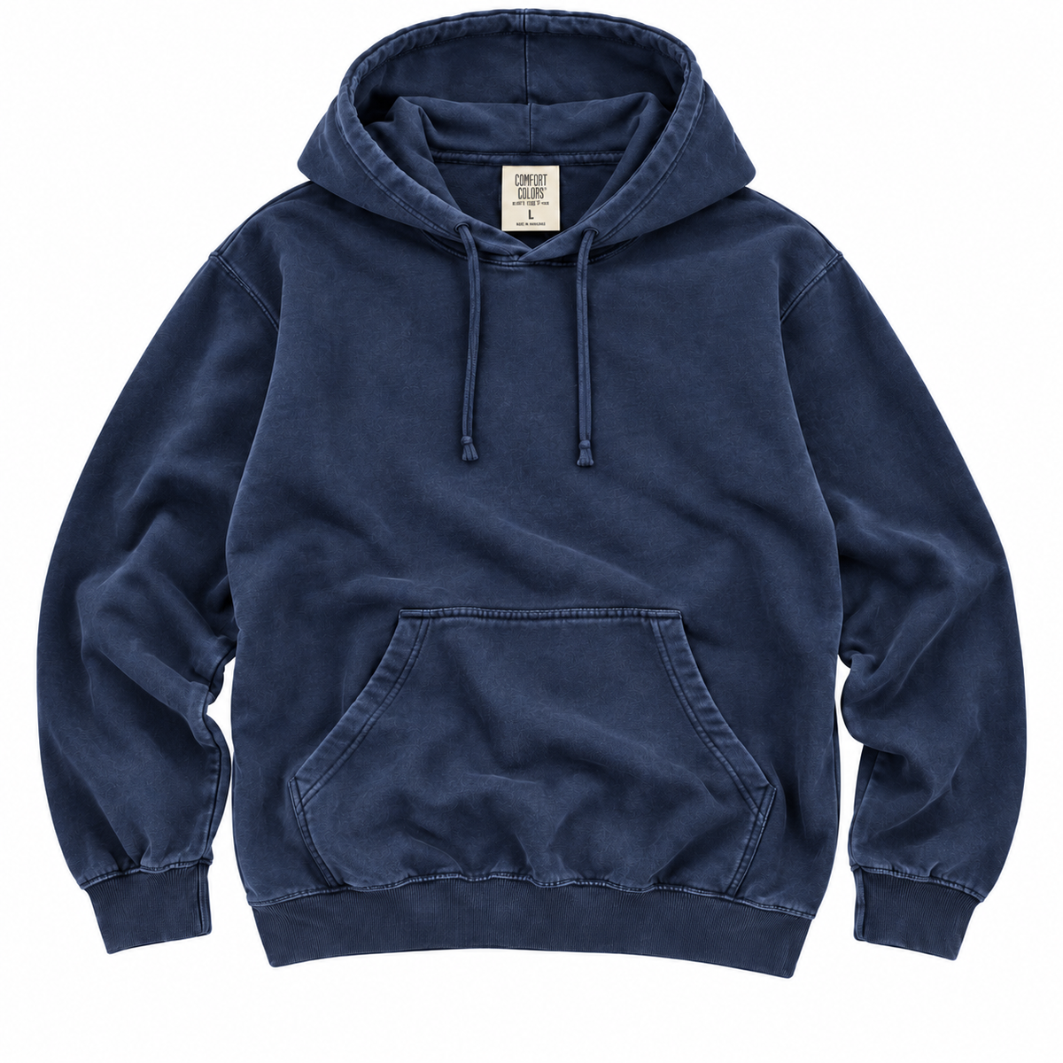 Comfort Colors 1567 Hoodie, Navy — Front